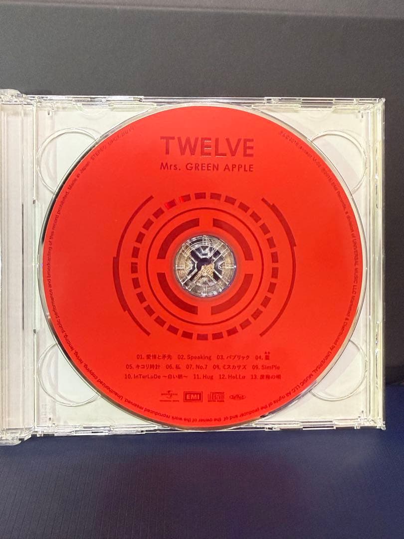 【初回限定盤】TWELVE Mrs. GREEN APPLE