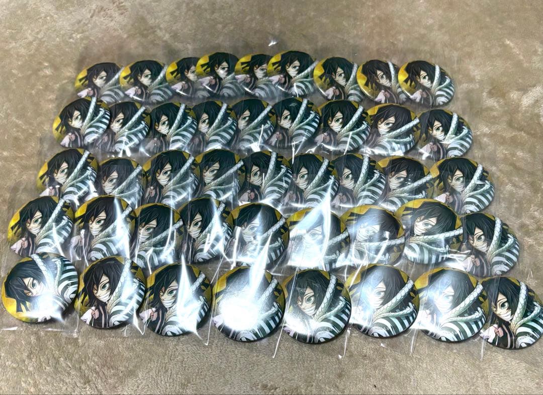 【バラ売り〇】鬼滅の刃 伊黒小芭内 ワードルドツアー キービジュアル 缶バッジ