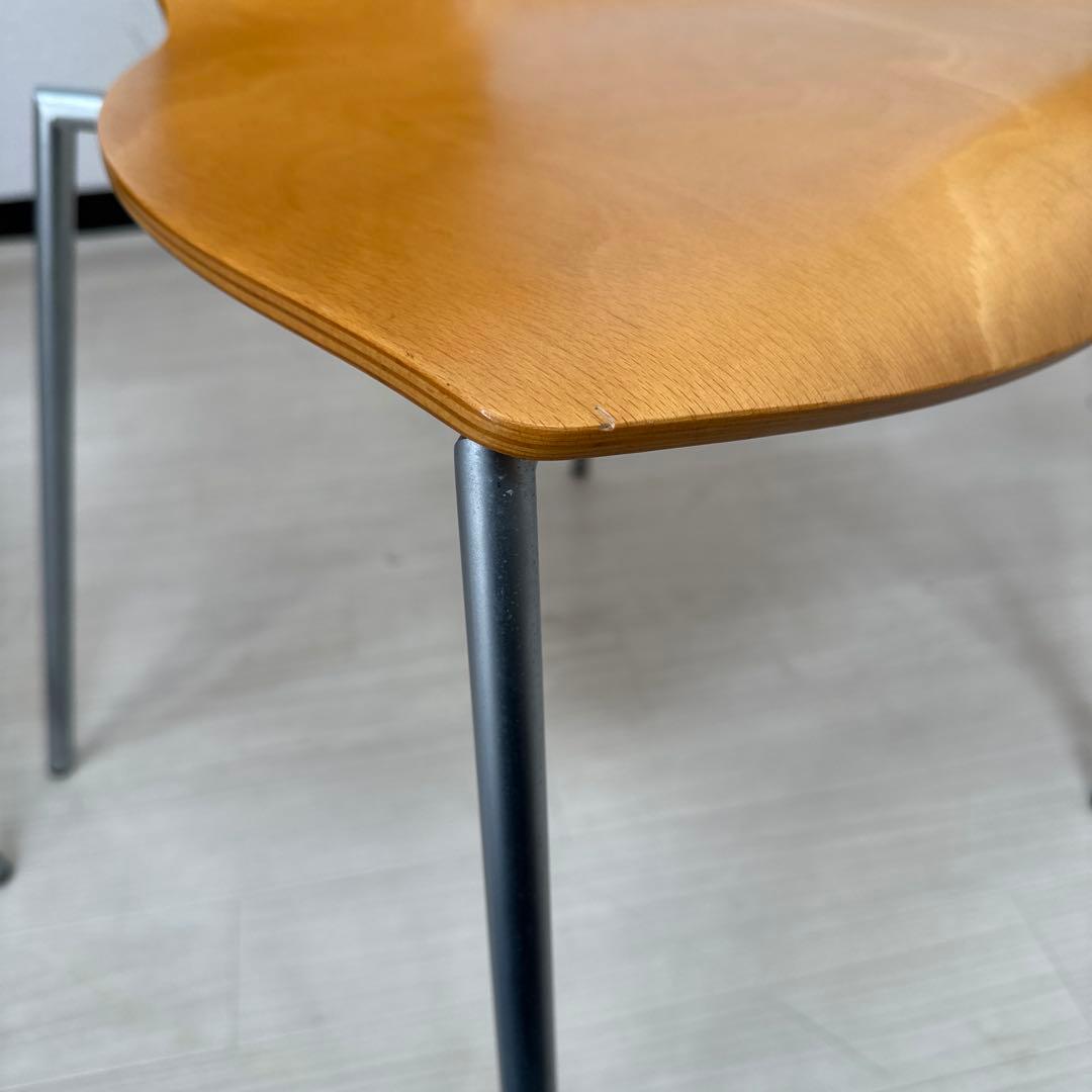 ダネルカ スタッキングチェア ダイニングチェア デンマーク製 4脚セット i1※