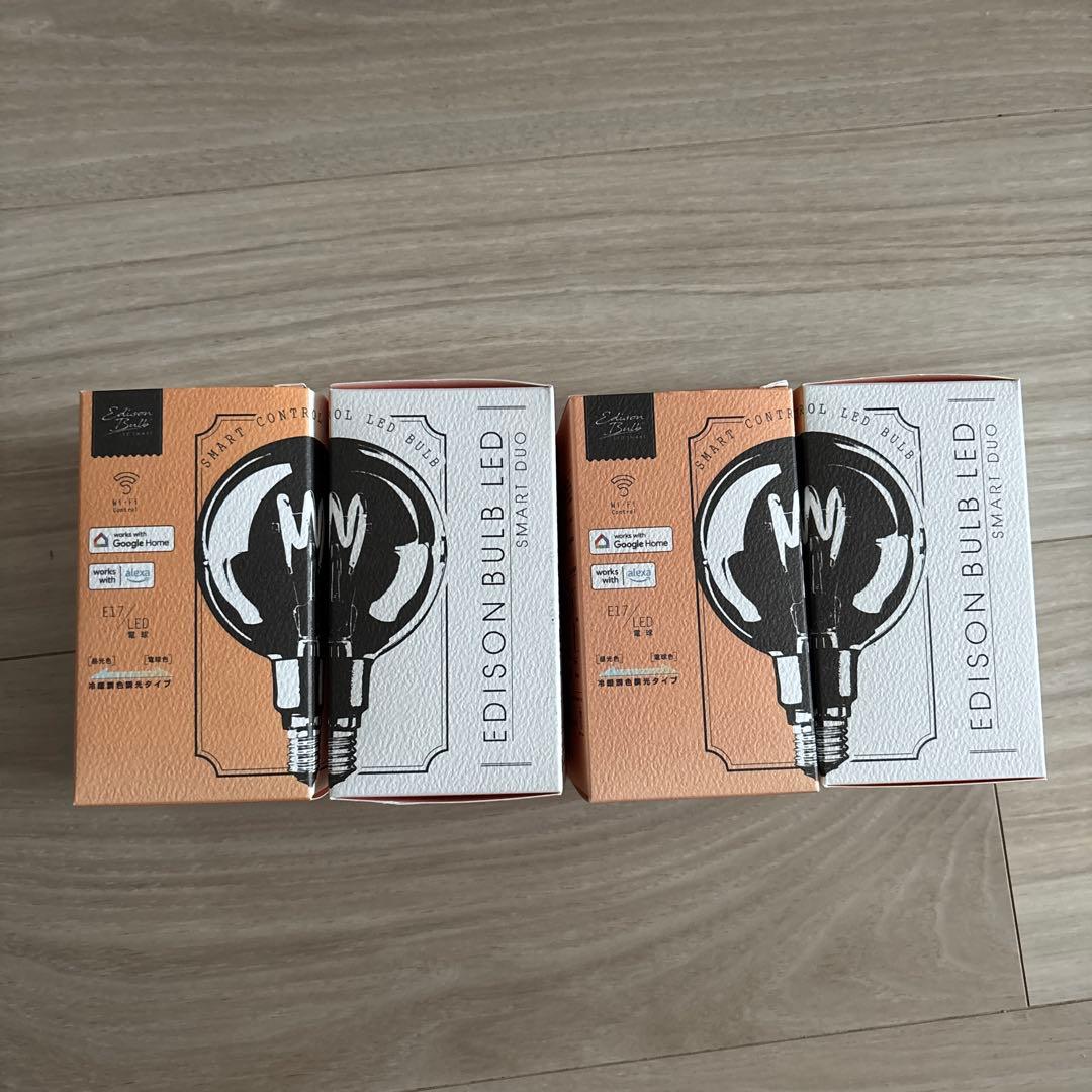 エジソンバルブLEDスマートDUO E17ミニGLOBEクリア