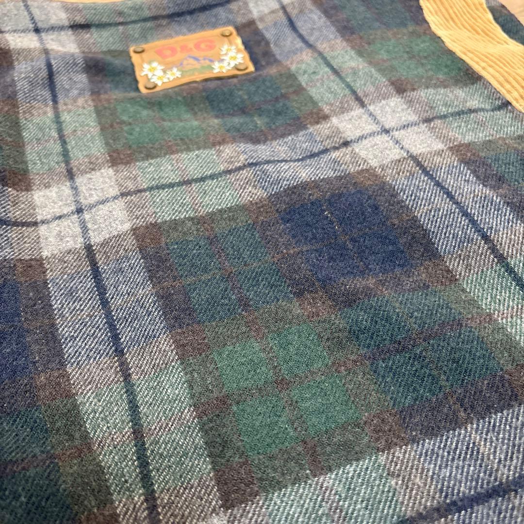 D&G チェック柄 ベスト