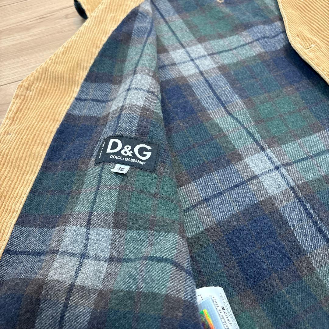D&G チェック柄 ベスト