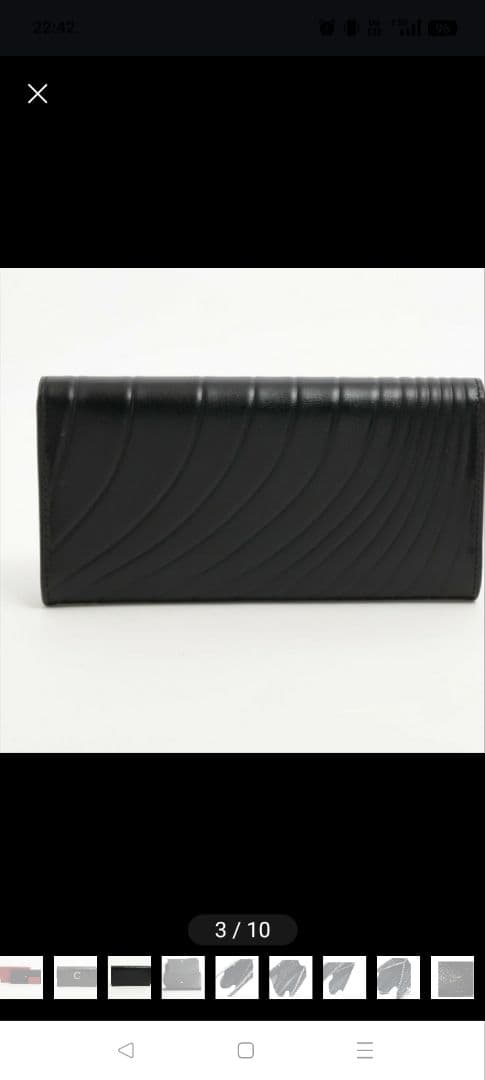 Cartier ブラック 長財布