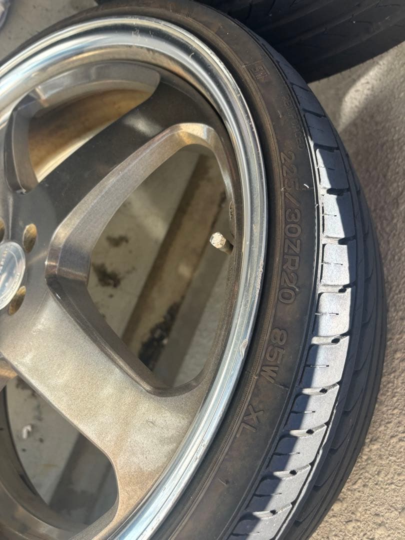 20インチ ブロンズ 5スポークホイール 4本セット