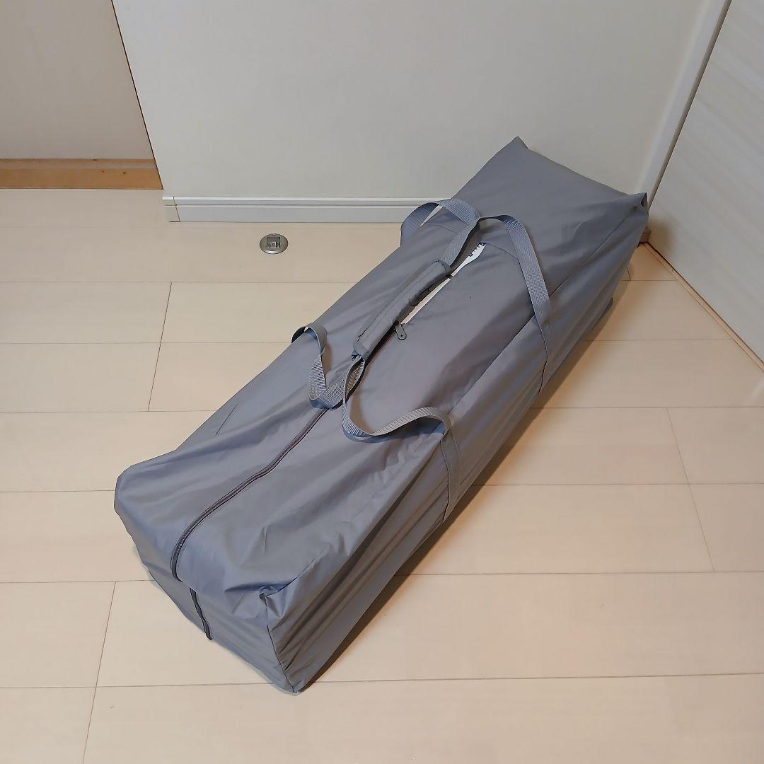 【美品】 アップリカ ココネルエアープラス　ベビーベッド グレー