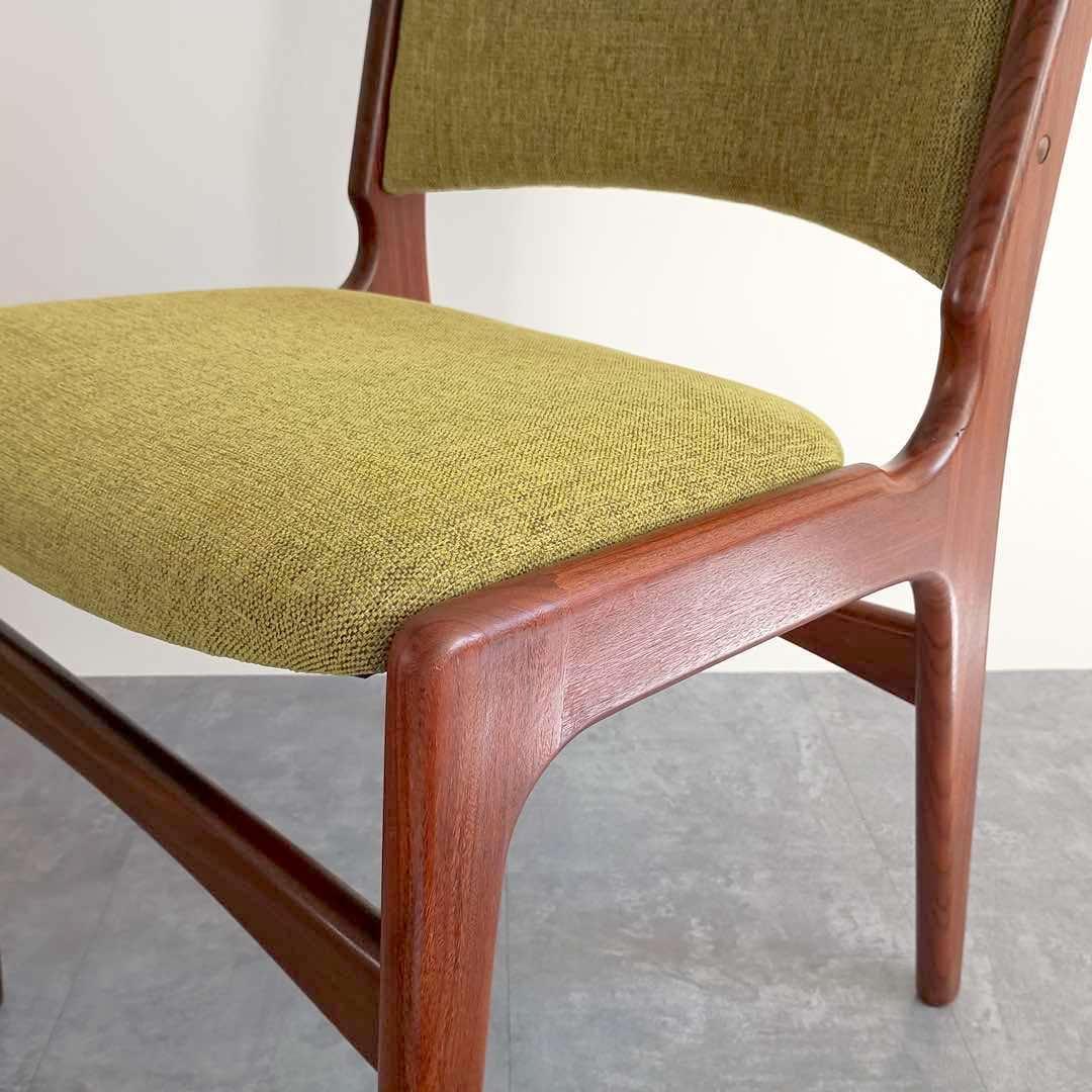 北欧ビンテージ エリックバック ダイニングチェア