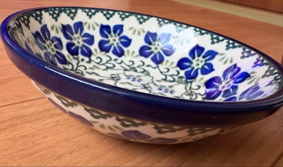 オーダーストップします ポーランド食器　丸型 小鉢3個➕ 角皿３つ