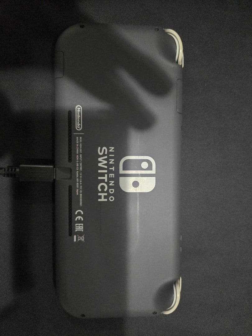 Nintendo Switch Lite【グレー】 動作良好　 3点セット