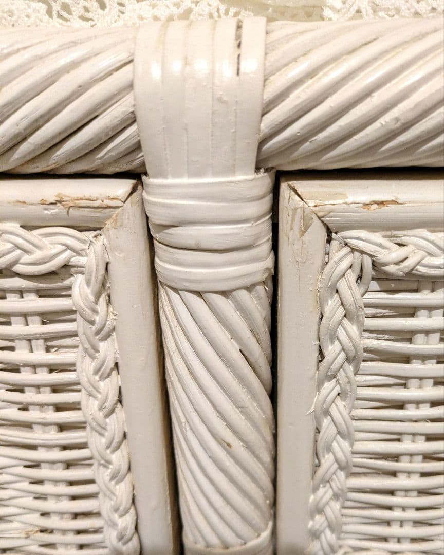 ホワイラタン/チェスト/アンティーク風/シャビーシック/ドロワー(A)