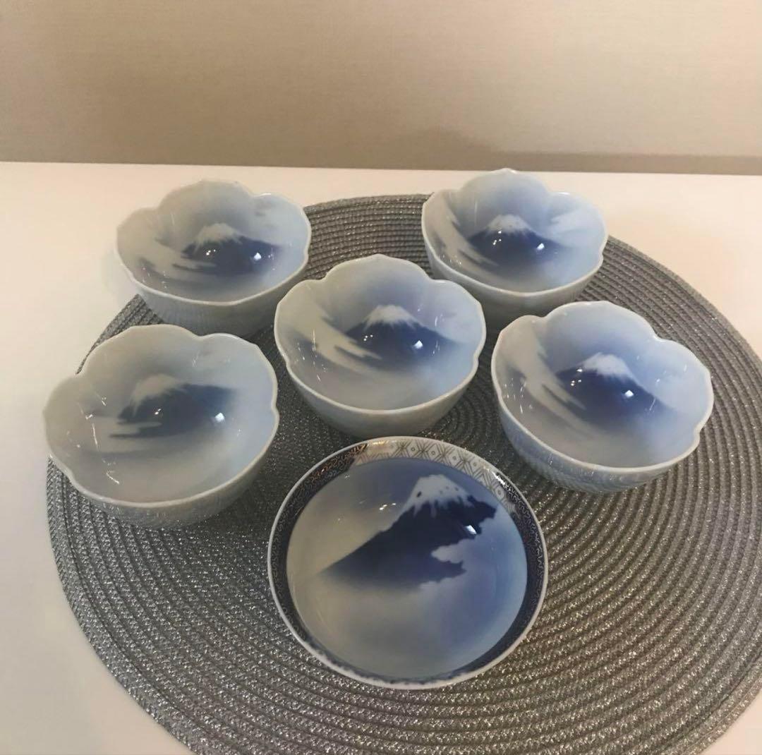 11点セット 深川製磁 富士 食器 小鉢 小皿 豆皿 中皿 取り皿 茶碗