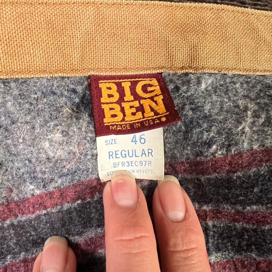 70s USA製 BIG BEN ビッグベン ダック地 カバーオール 46