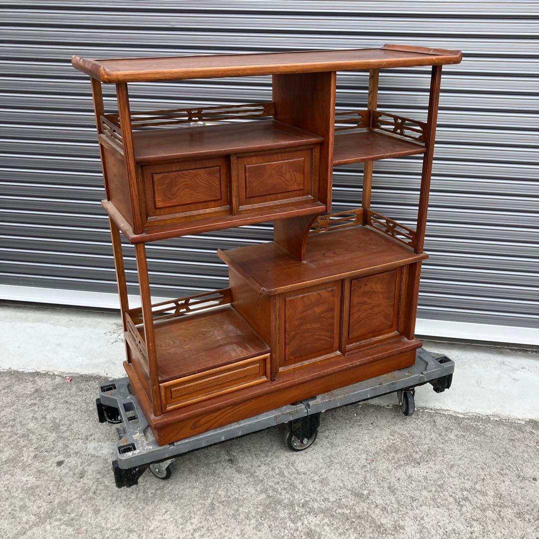 唐木家具 銘木 茶箪笥 飾り棚 中国骨董 サイドボード ビンテージ ヴィンテージ