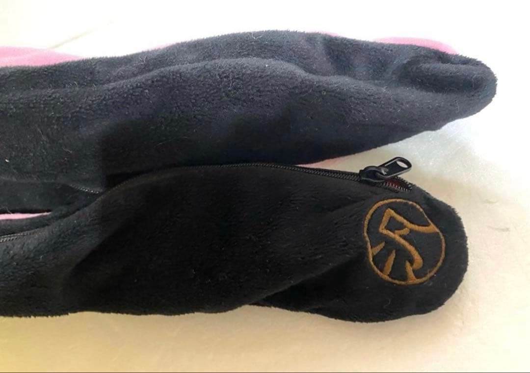 汎用うさぎ ブラック デュアル ペンポーチ