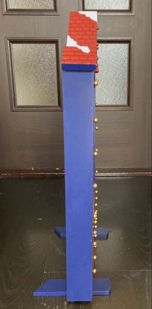 木製　アドベントカレンダー　ハウス型　オーナメント　24個