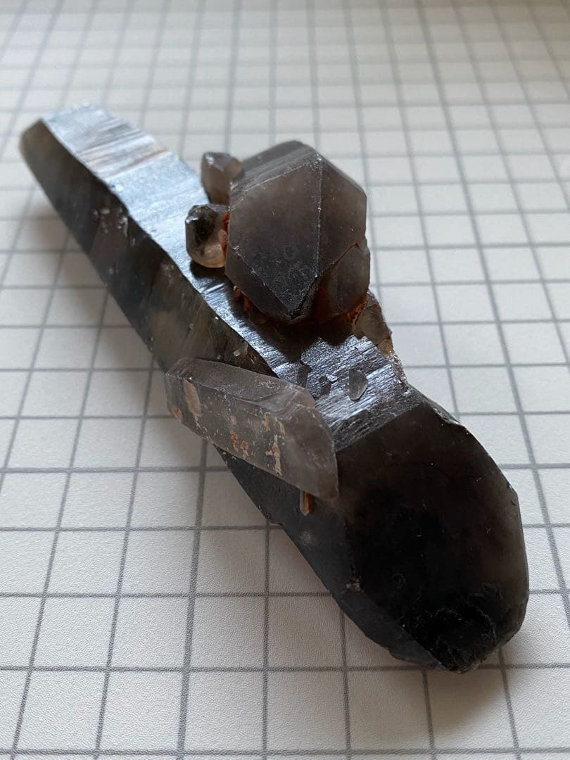 モリオン　ダブルポイント　タビュラークリスタル　ファントム　天然石　ワンド