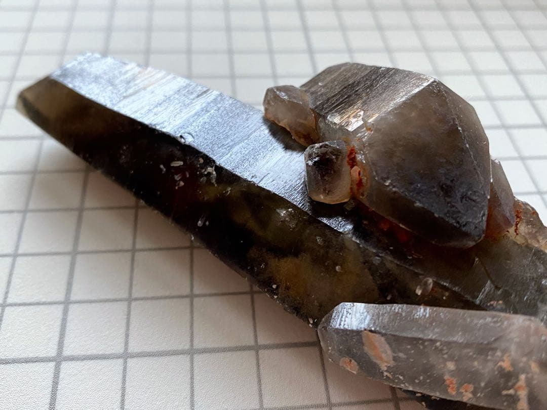 モリオン　ダブルポイント　タビュラークリスタル　ファントム　天然石　ワンド