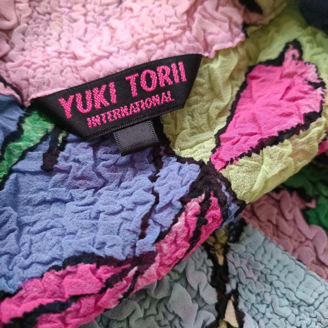 YUKI TORII インターナショナル Gプリーツ ジャケット マルチカラー