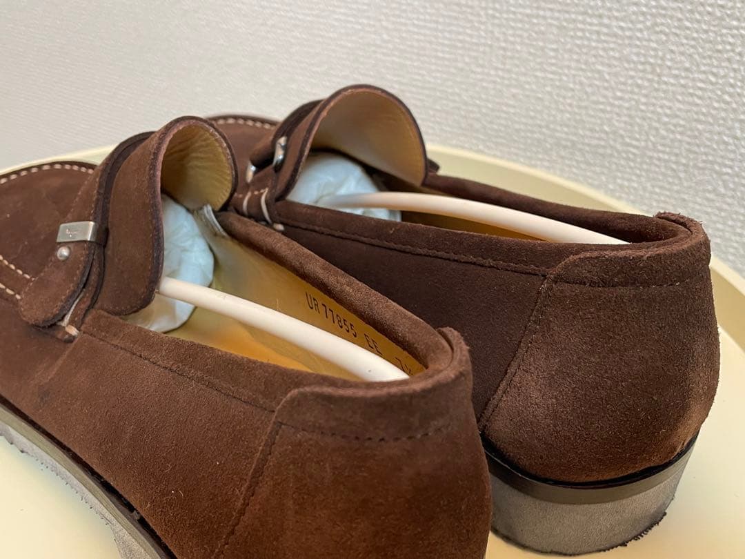 フェラガモ 未使用 モカシン スリッポン レザーシューズ 7ハーフ