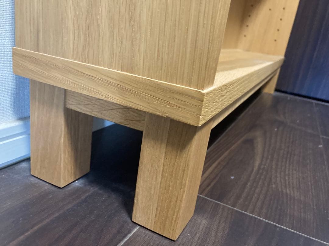 木製　本棚　無印良品