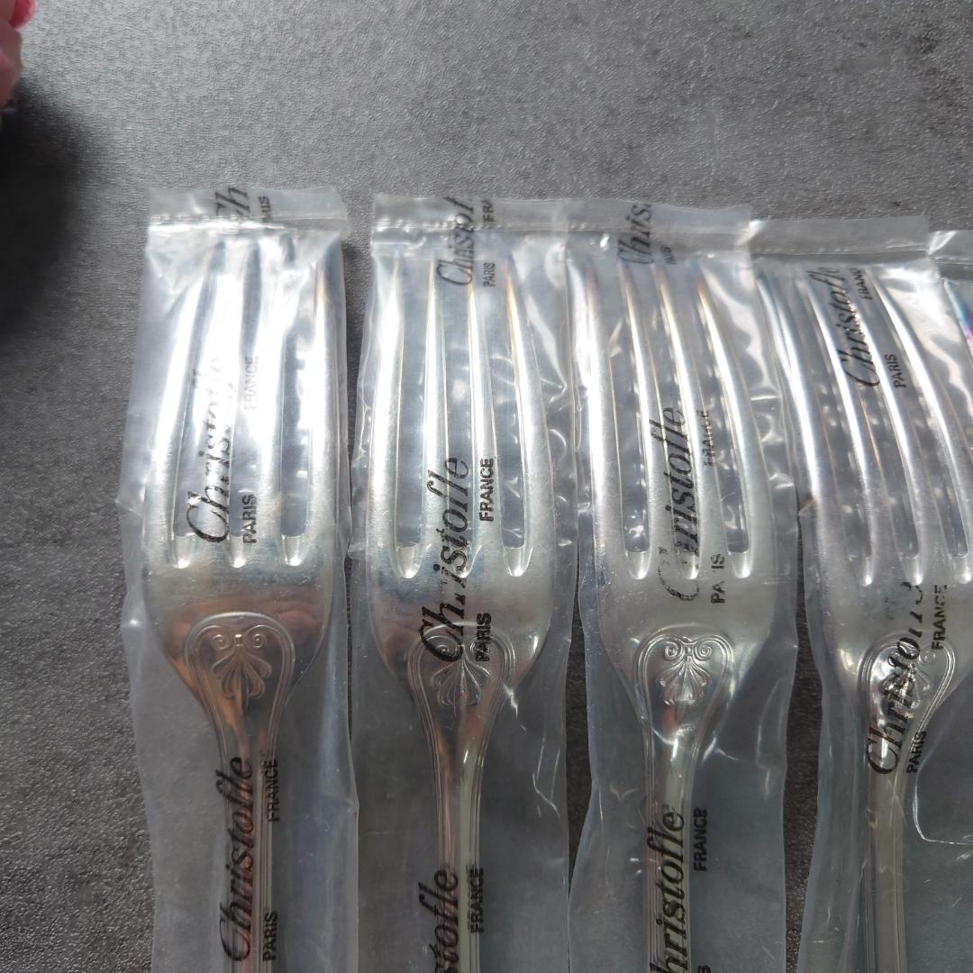 希少 クリストフル マルメゾン テーブルフォーク 未開封 6点