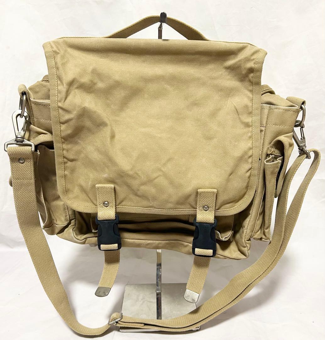 一澤帆布　信三郎帆布　ショルダーバッグ　3WAY 希少　ベージュ
