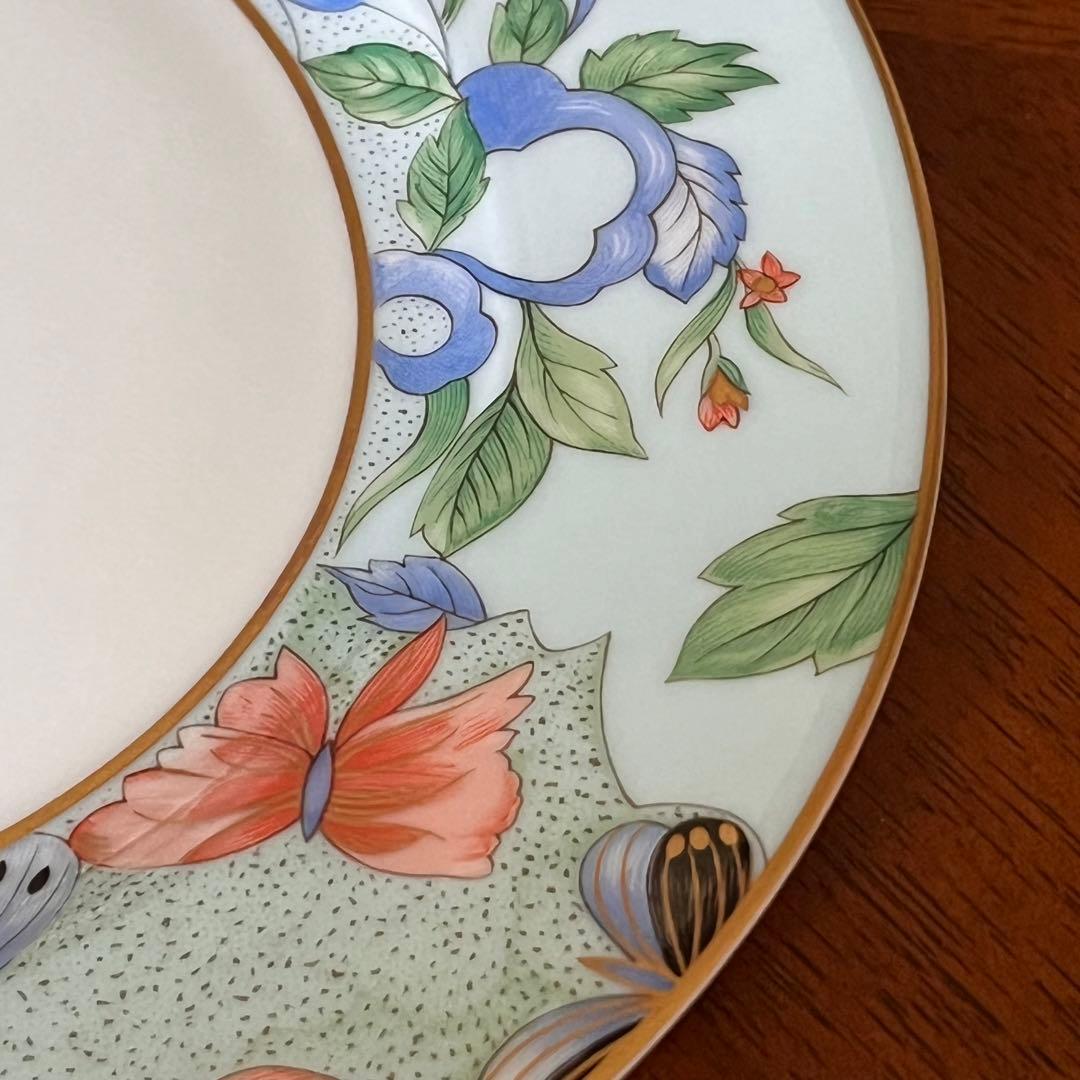 【希少品】アビランドリモージュ★パピヨンロマンチック★プレート　1枚