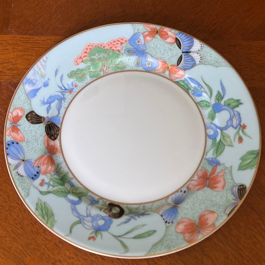 【希少品】アビランドリモージュ★パピヨンロマンチック★プレート　1枚