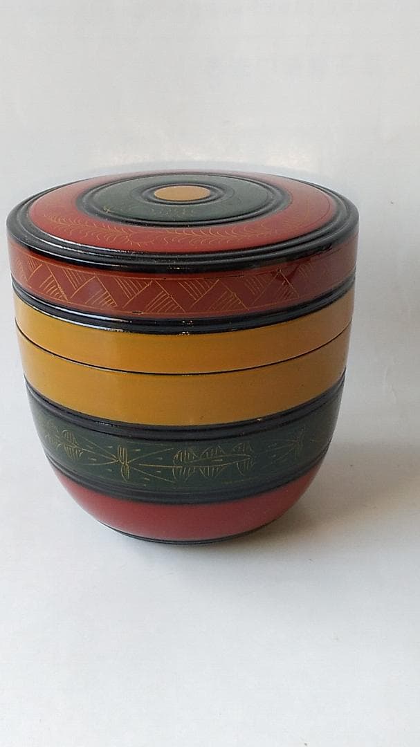 山中塗 中村宗悦 作 唐物写独楽 中棗 蒔絵 共箱 漆器 漆芸 抹茶 茶道具