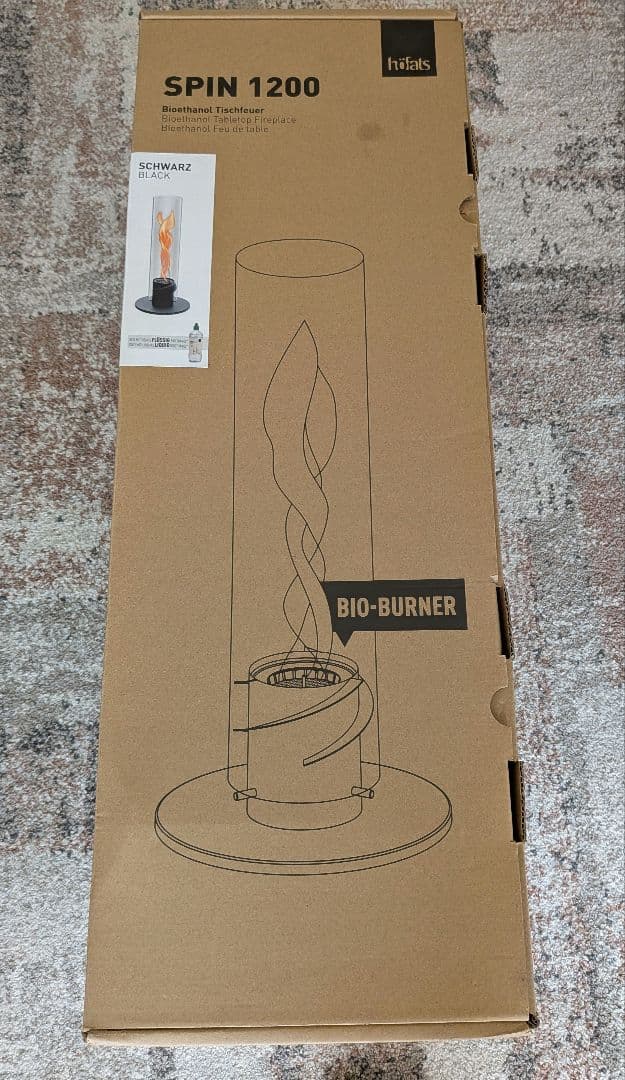 ★美品★バイオエタノール暖炉 höfats（ホーファッツ) SPIN 1200