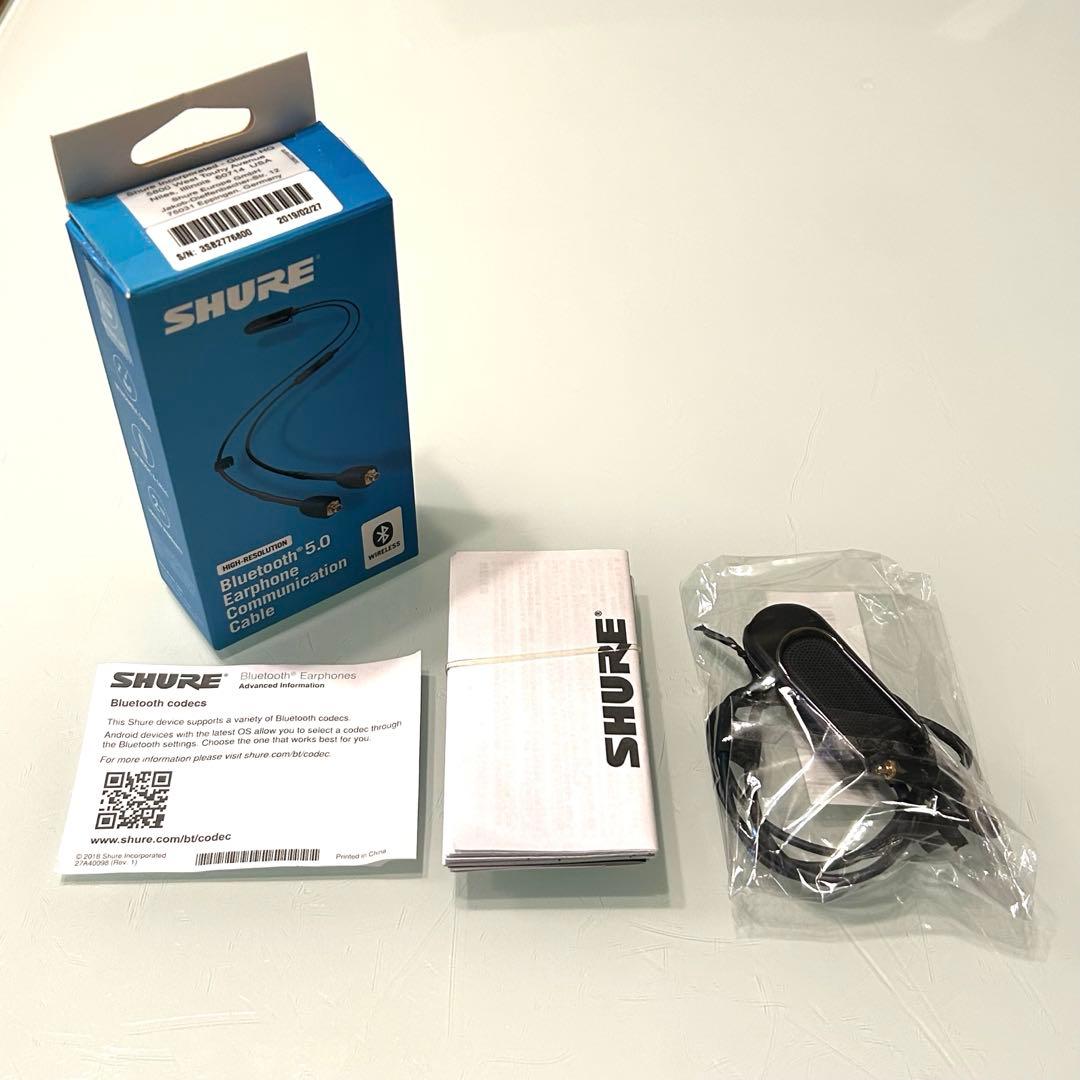 【新品 未使用品】SHURE RMCE-BT2 MMCXコネクタ搭載 リケーブル