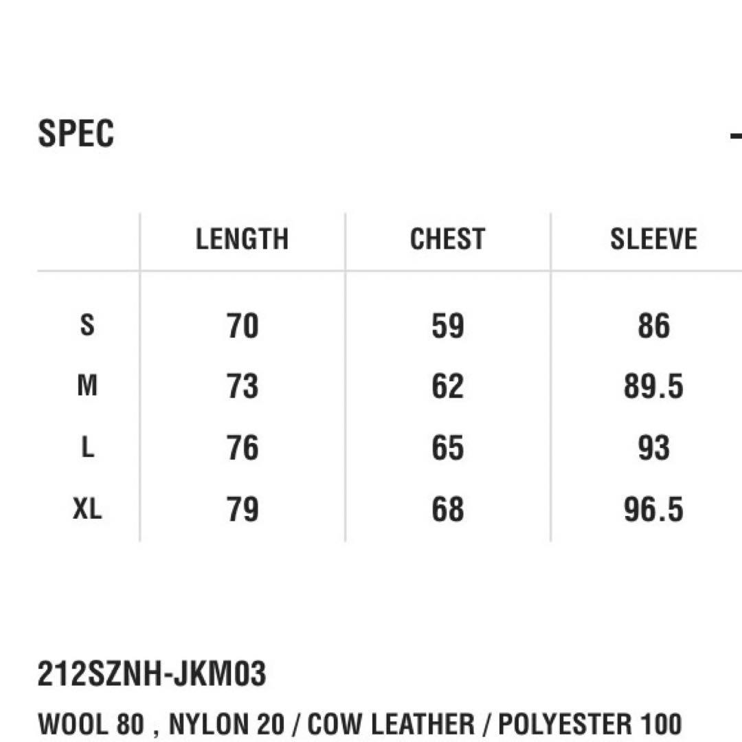 ★美品★ネイバーフッド　カウレザークラブジャケット　M