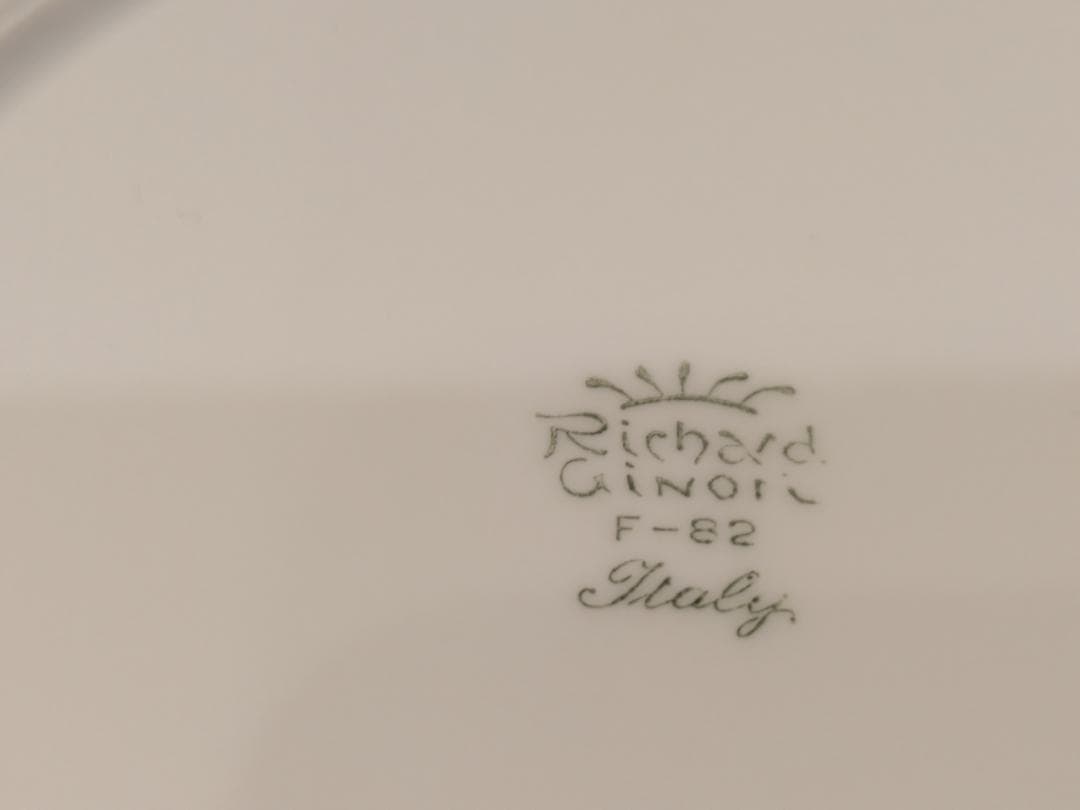 Richard Ginori ベッキオホワイト スーププレート 24cm ×6枚