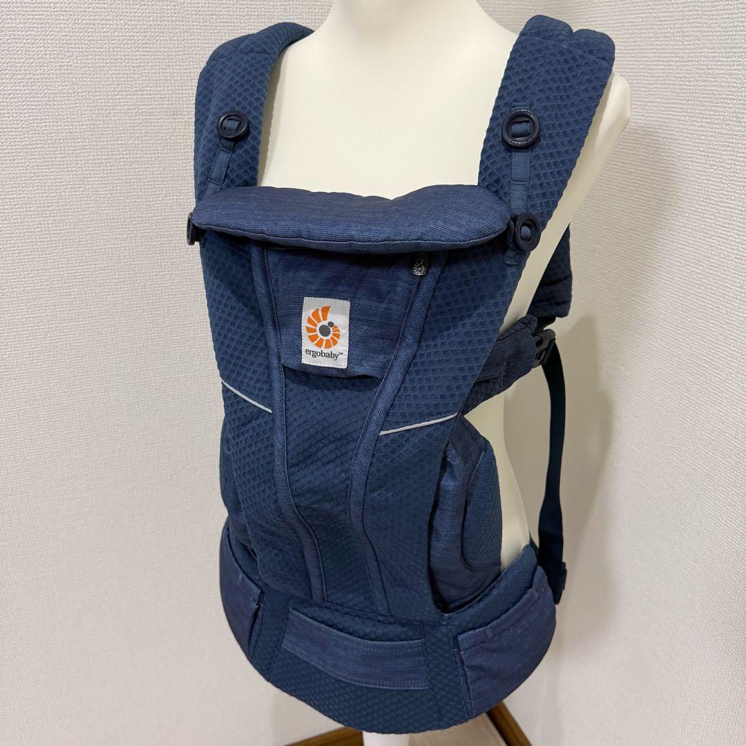 【極美品】エルゴベビーオムニブリーズ　へザードデニムブルー日本限定品