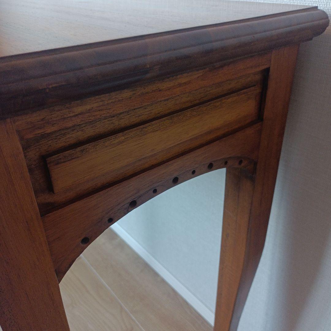 【 ギギliving 】 チーク無垢材 デスク 猫足