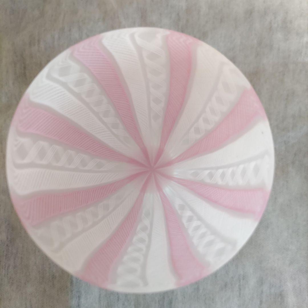 値下げしました。 人間国宝、藤田喬平 手吹ワイングラス