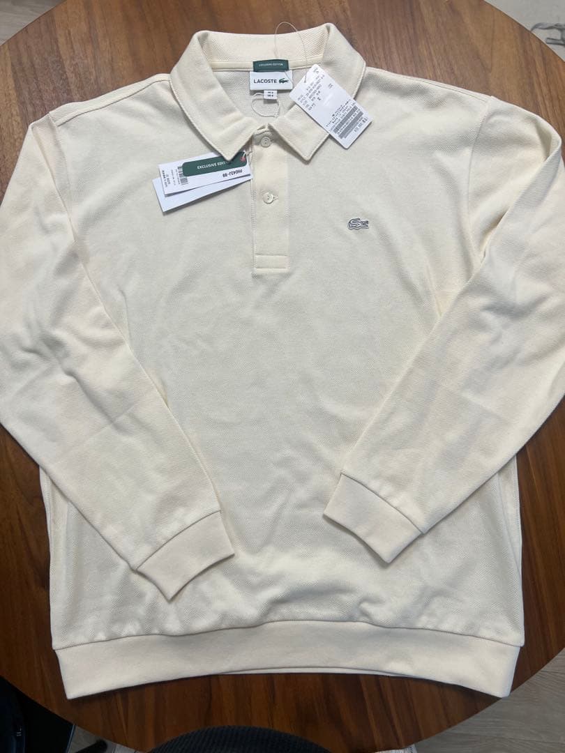 ※12/14迄【55%オフ】　ラコステ　長袖ポロシャツ（タグ付き未使用品）
