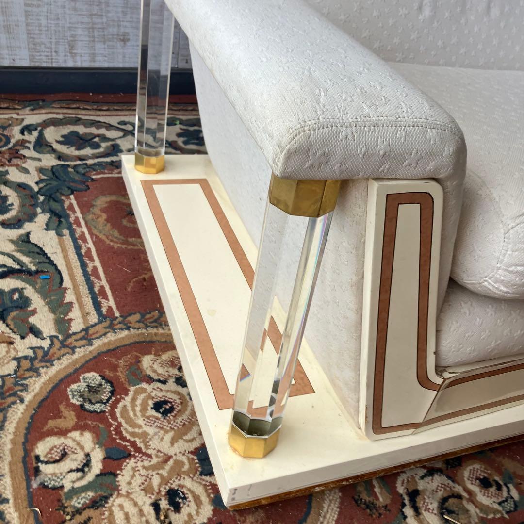 creations Curci Paris ロココ様式 木製 1人掛けソファー