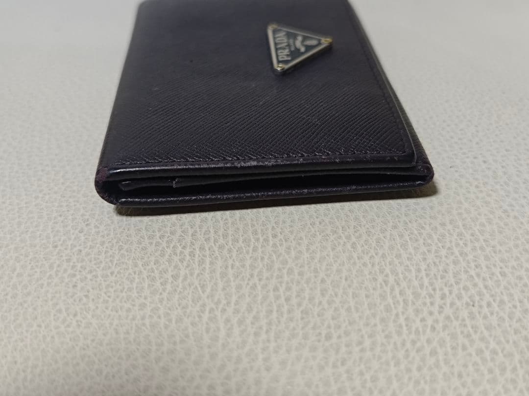 PRADA サフィアーノレザー 名刺入れ 黒
