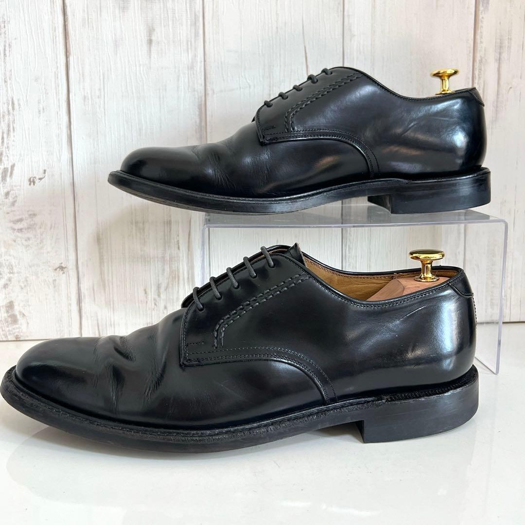 【美品】REGAL リーガル 26.5 プレーントゥ 2504 レザー 黒