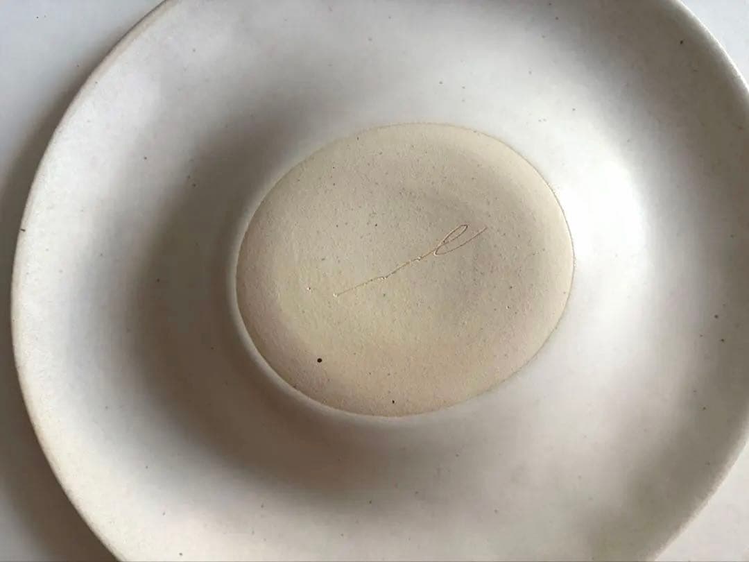 【未使用】dona ceramic studio 入江佑子さん　プレート