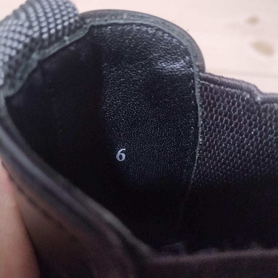 WHダブルエイチ干場さん愛用黒サイドゴアブーツ美品6Vibram菅原靴店Zソール