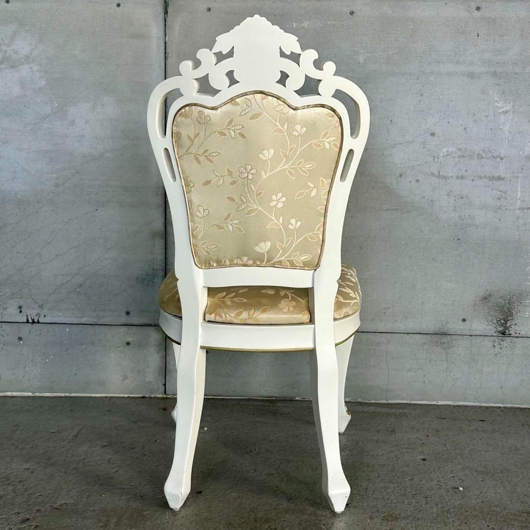 ❖ 王妃気分のアンティーク調クロシオチェア ❖ロココ調　アンティーク風　手彫猫足