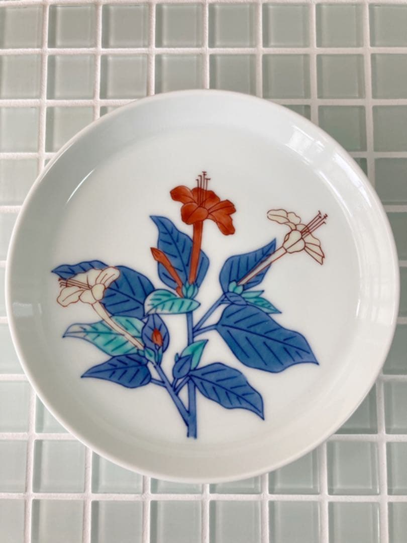 人間国宝　十三代今泉今右衛門　皿5枚入り