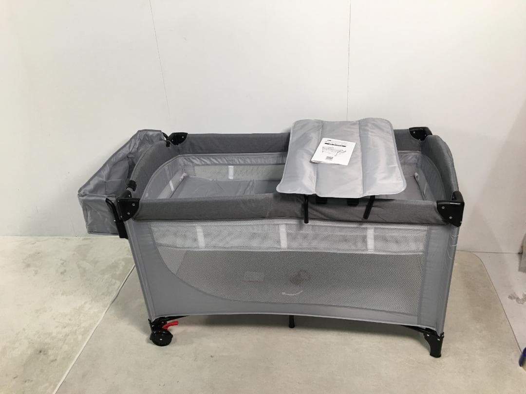 訳あり新品　ベビーベッド 折りたたみ ベビーサークル 1323-140