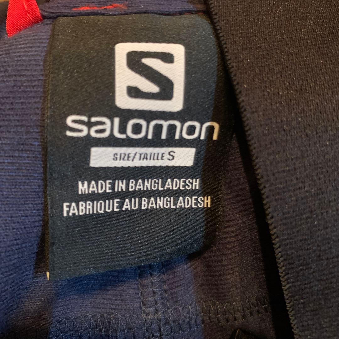 Salomon スキーウェア 赤 Sサイズ　未使用