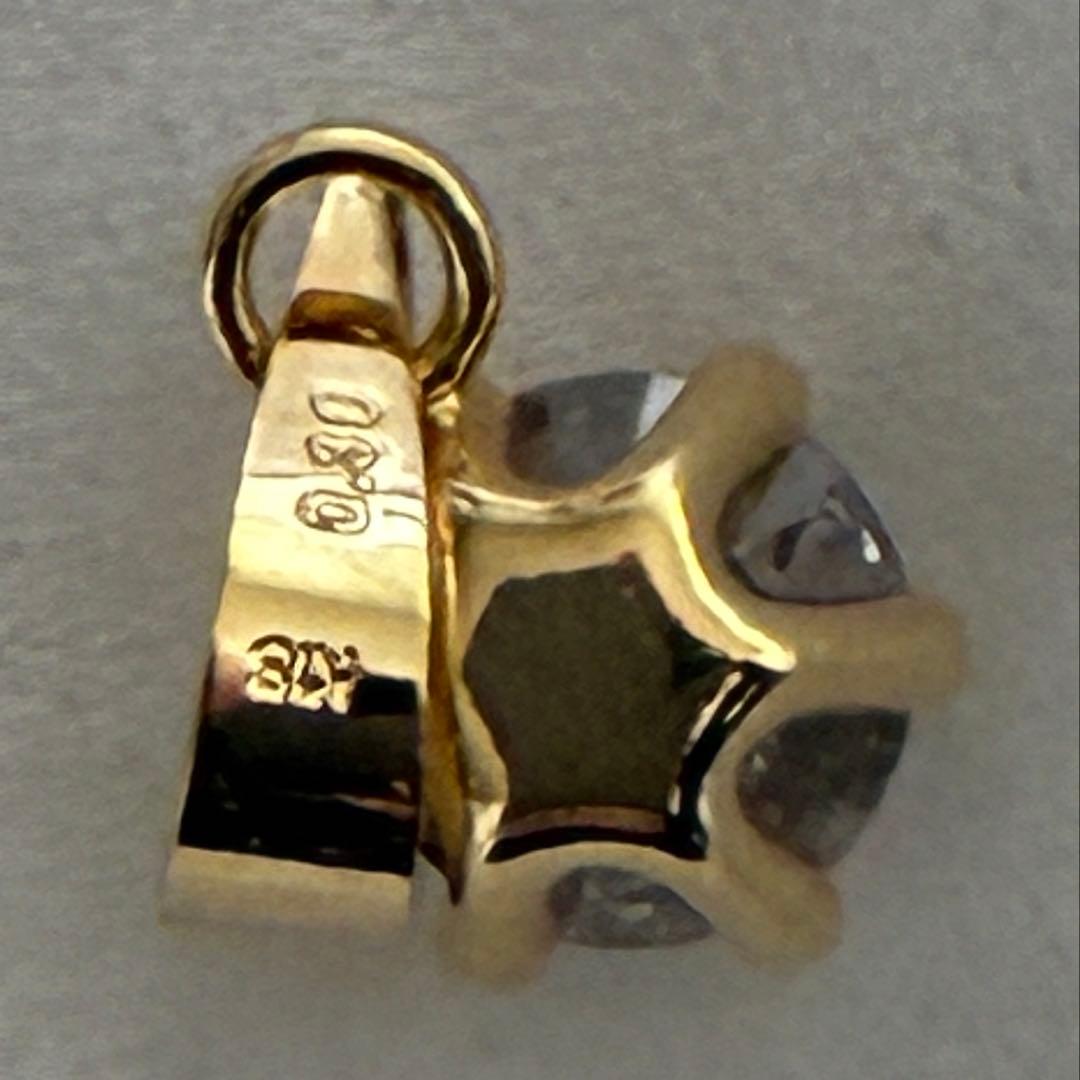 K18 ダイヤモンド　0.30ct トップ