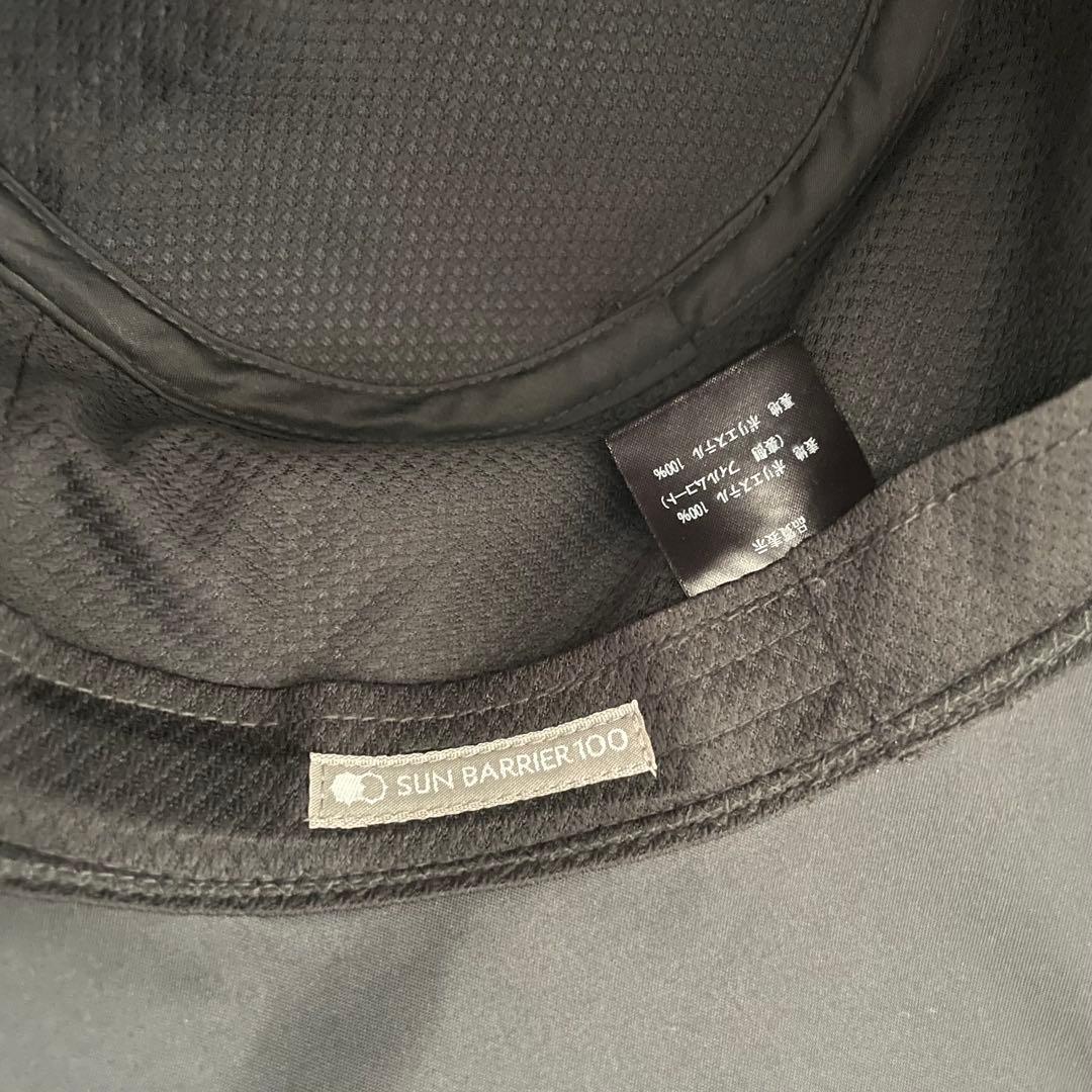 SUN BARRIER 100 バケットハット ブラック Mサイズ