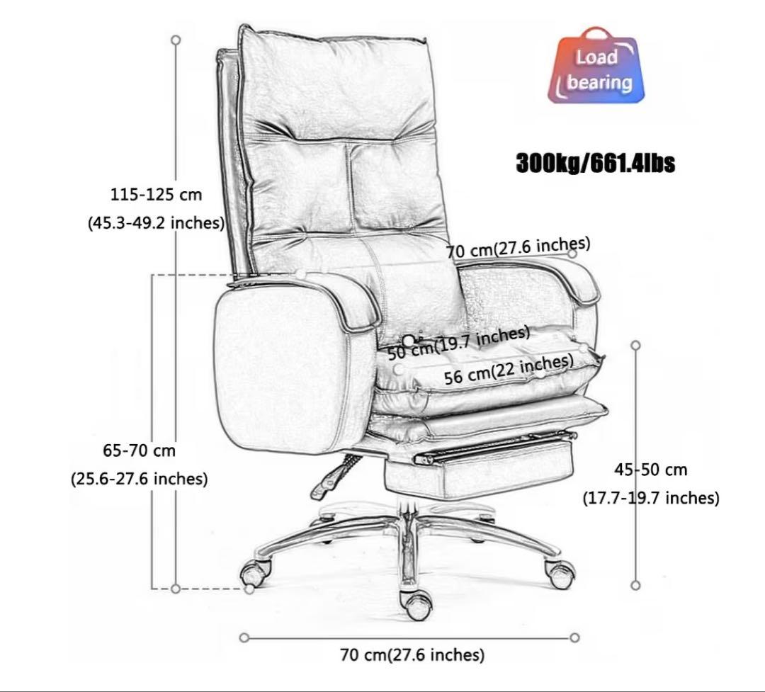社長椅子 ハイバック 快適な座り心地 デスクチェアエグゼクティブ オフィスチェア