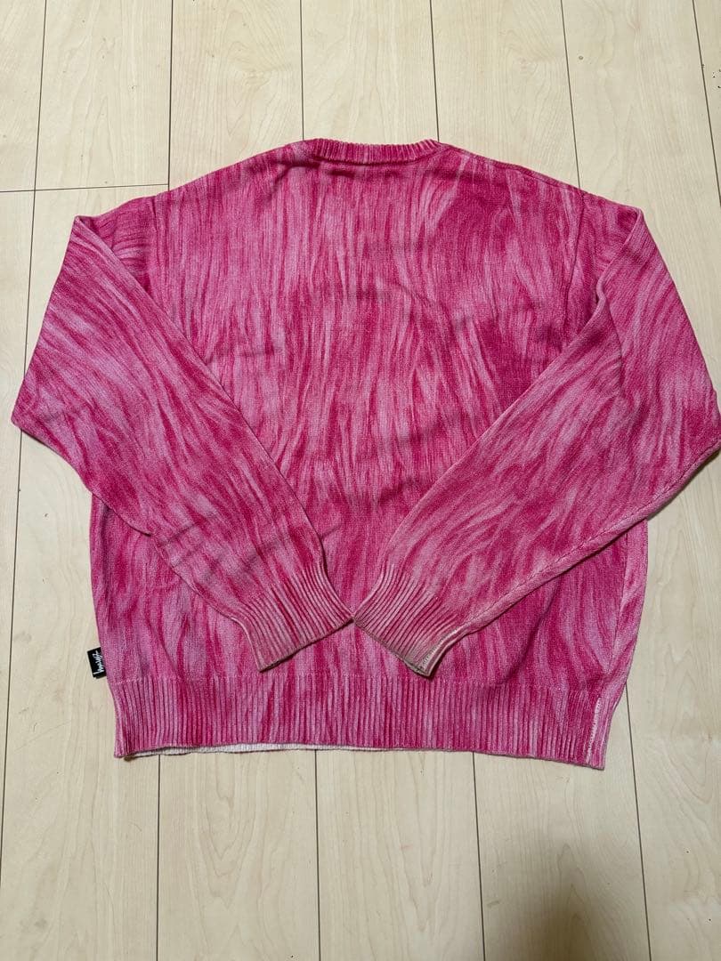 トップス Stussy PRINTED FUR SWEATER