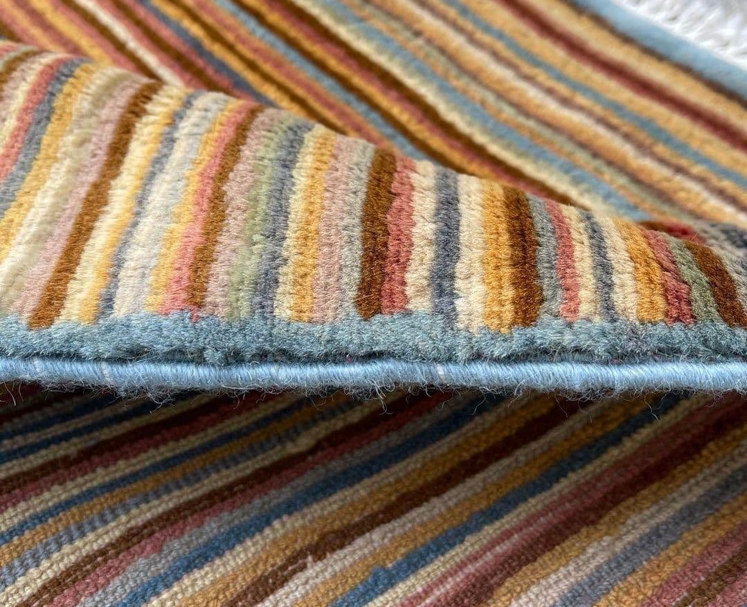 【クリーニング済み】ヴィンテージ◆ナチュラルカシュガイギャッベ